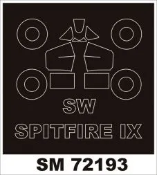 Spitfire Mk.IX mask für Sword 1:72