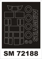 Curtiss COS 3 Seamew mask für Swort 1:72