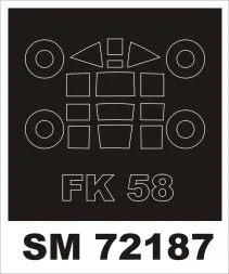 FK-58 mini mask für AZUR 1:72