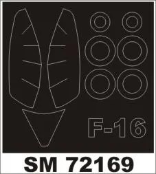 F-16CG/CJ mask für Academy 1:72