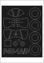 F4U1A/D mask für Tamiya 1:72