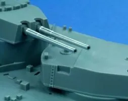 British 14" L/45 (35.6 cm) Mark VII barrel 1:350