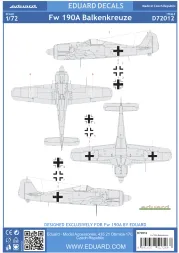 Fw 190A Balkenkreuze 1:72