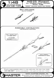 MiG-25 Foxbat - Pitot Tube 1:48