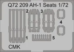 AH-1G cobra seats 1:72