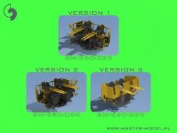 USN 40 mm/56 Bofors quadruple mount ver.1 1:350