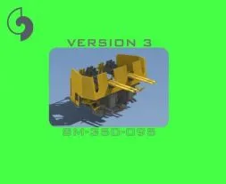 USN 40 mm/56 Bofors quadruple mount ver.3 1:350