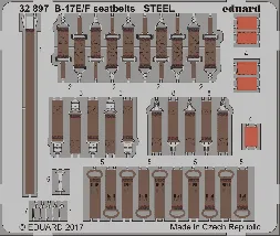 B-17E/ F seatbelts STEEL 1:32