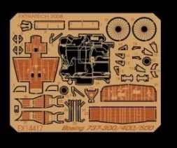 Boeing 737 external details for Skyline 1:144
