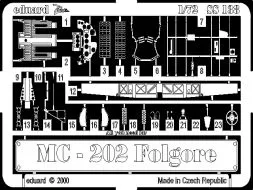 MC 202 Folgore P.E. for Hasegawa - Zoom 1:72