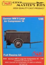 German WW II Large Air Compressor 34 1:48