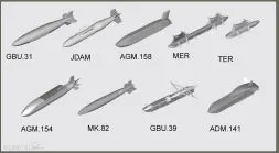 US aircraft weapons - Guided Bombs 1:32