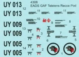 EADS GAF Telelens Recce Pod 1:48