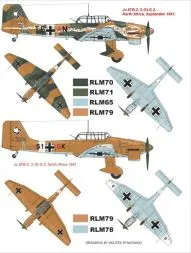 Ju 87R-2 super mask für Trumpeter 1:32