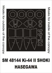 Ki-44 II Shoki mask für Hasegawa 1:48