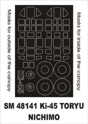 Ki-45 Kai Toryu mask für Nichimo 1:48