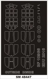 Bf 109G-6 (2016) mask für Eduard 1:48
