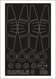 Rafale C mask für Hobby Boss 1:48