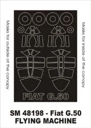 Fiat G.50 mask für Flying Machines 1:48