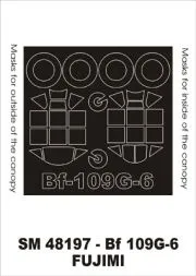 Bf 109G-6 mask für Fujimi 1:48