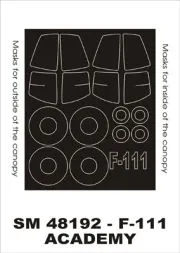 F-111 mask für Academy 1:48