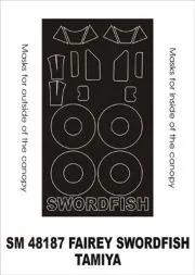 Faire Swordfish mask für Tamiya 1:48