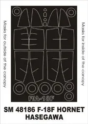 F/A-18F mask für Hasegawa 1:48