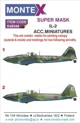 Il-2 Super Mask for Accurate Mi. P.3 1:48