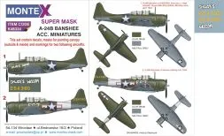 A-24B Banshee super mask für ACC. Miniatures 1:48