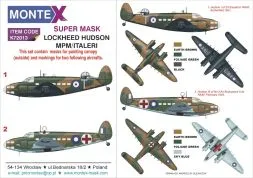 Lockheed Hudson super mak for MPM/ Italeri 1:72