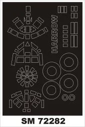 HP. Harrow mask for Valom 1:72