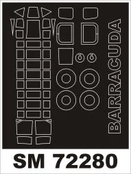 Fairey Barracuda mask für Special Hobby 1:72