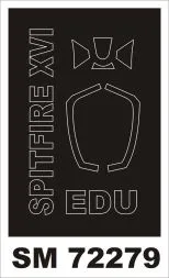 Spitfire Mk.XVI mask für Eduard 1:72