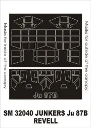 Ju 87B mask für Revell 1:32