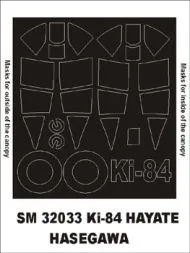 Ki-84 mask für Hasegawa 1:32