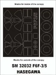 F6F3/5 Hellcat mask für Hasegawa 1:32