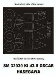 Ki-43 II Oscar mask für Hasegawa 1:32