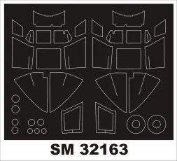 MOSQUITO VI mask für Tamiya 1:32