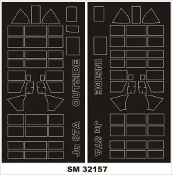 Ju 87A mask für Trumpeter 1:32