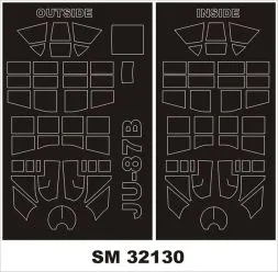 Ju 87B mask für Trumpeter 1:32