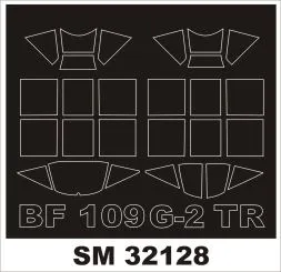 Bf 109G-2 mask für Trumpeter 1:32