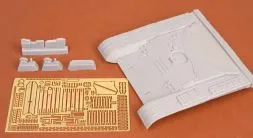 T-72M early front hull armour set for Tamiya 1:35
