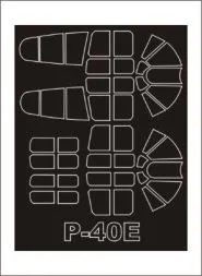 P-40E/K mask für Hasegawa 1:32