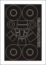 Bristol Beaufighter IF mask für Revell 1:32