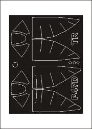 P-47D (BUBBLETOP) mask für Trumpeter 1:32