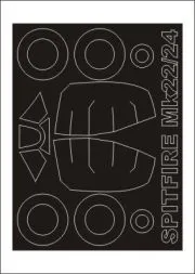 Spitfire Mk.22-24 mask für Revell 1:32