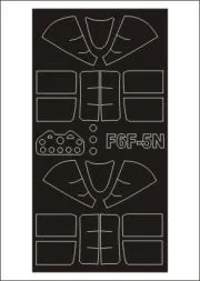 F6F-5 mask für Trumpeter 1:32