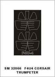 F4U-4 mask für Trumpeter 1:32