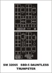 SBD-5 mask für Trumpeter 1:32