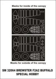 F2A-2 mask für Special Hobby 1:32